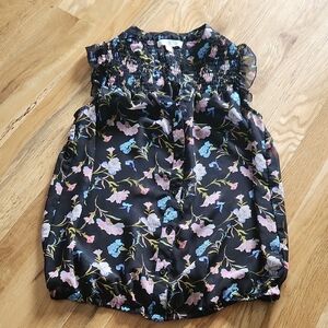Love Fire Floral Smocked Top